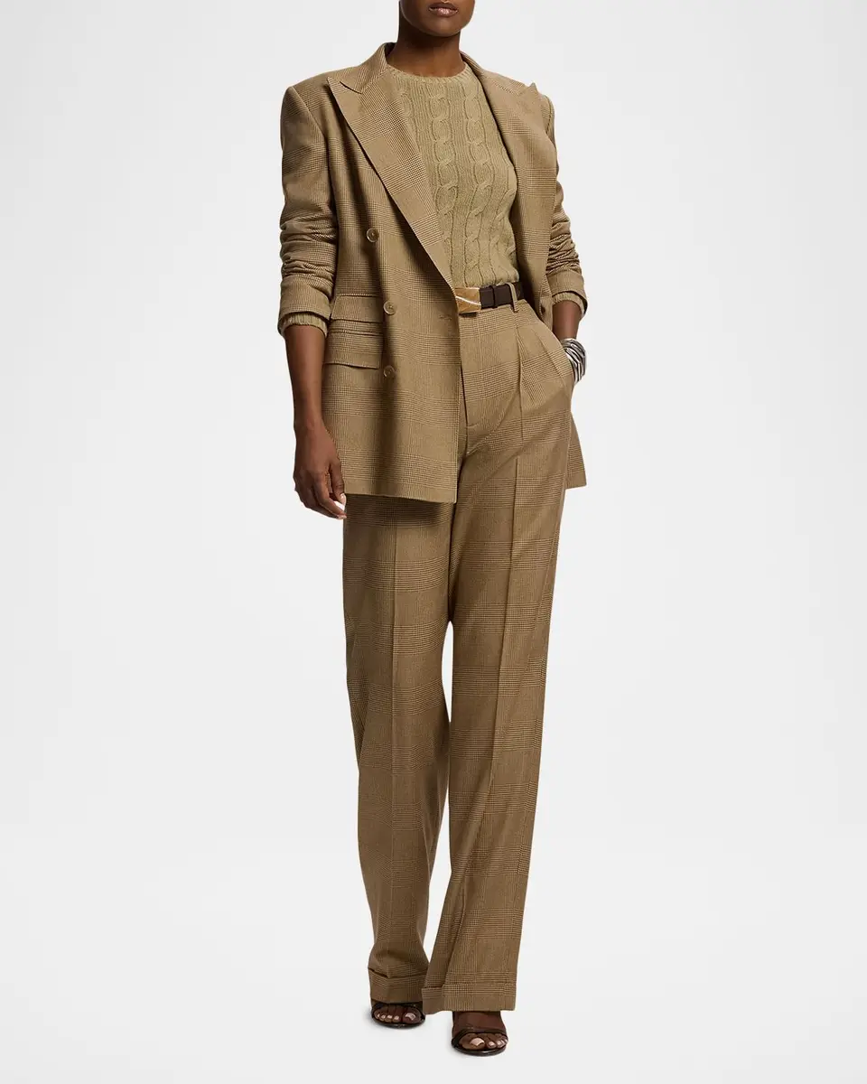 Ralph Lauren Collection Timothy Glen Plaid Silk Pants | Thumbnail 2 Ralph Lauren Collection Timothy Glen Plaid Silk Pants | Thumbnail 2