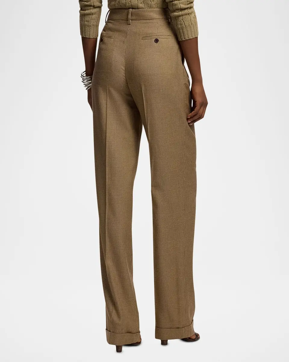 Ralph Lauren Collection Timothy Glen Plaid Silk Pants | Thumbnail 3 Ralph Lauren Collection Timothy Glen Plaid Silk Pants | Thumbnail 3