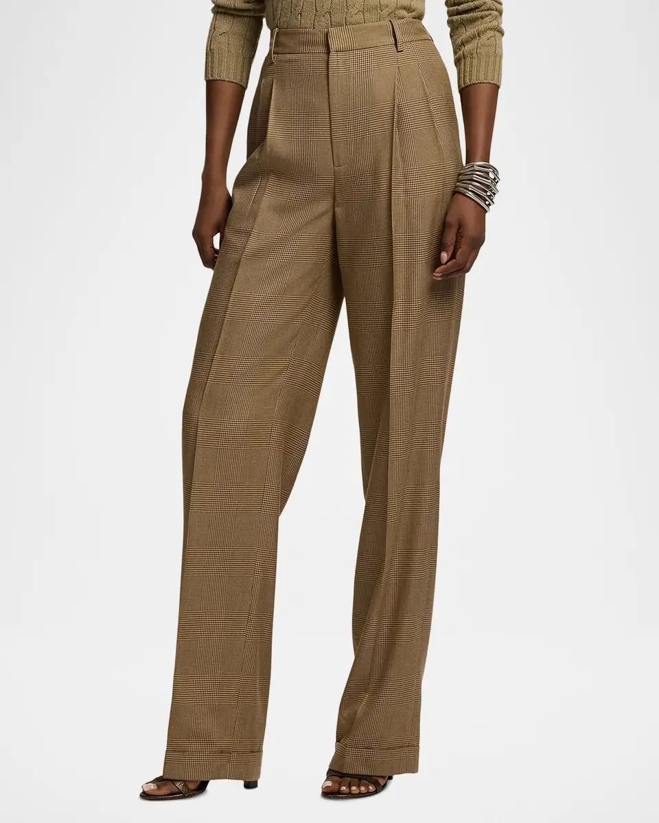 Ralph Lauren Collection Timothy Glen Plaid Silk Pants | Thumbnail 4 Ralph Lauren Collection Timothy Glen Plaid Silk Pants | Thumbnail 4