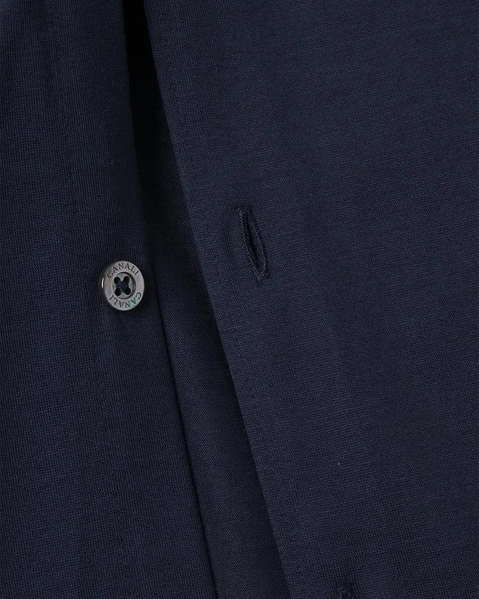 Canali Men's Cotton Jersey Sport Shirt | Thumbnail 5 Canali Men's Cotton Jersey Sport Shirt | Thumbnail 5