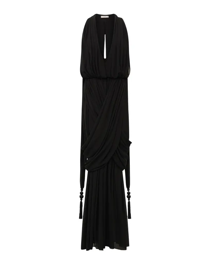Et Ochs Arabella Plunging Draped Column Gown | Image 1 Et Ochs Arabella Plunging Draped Column Gown | Image 1