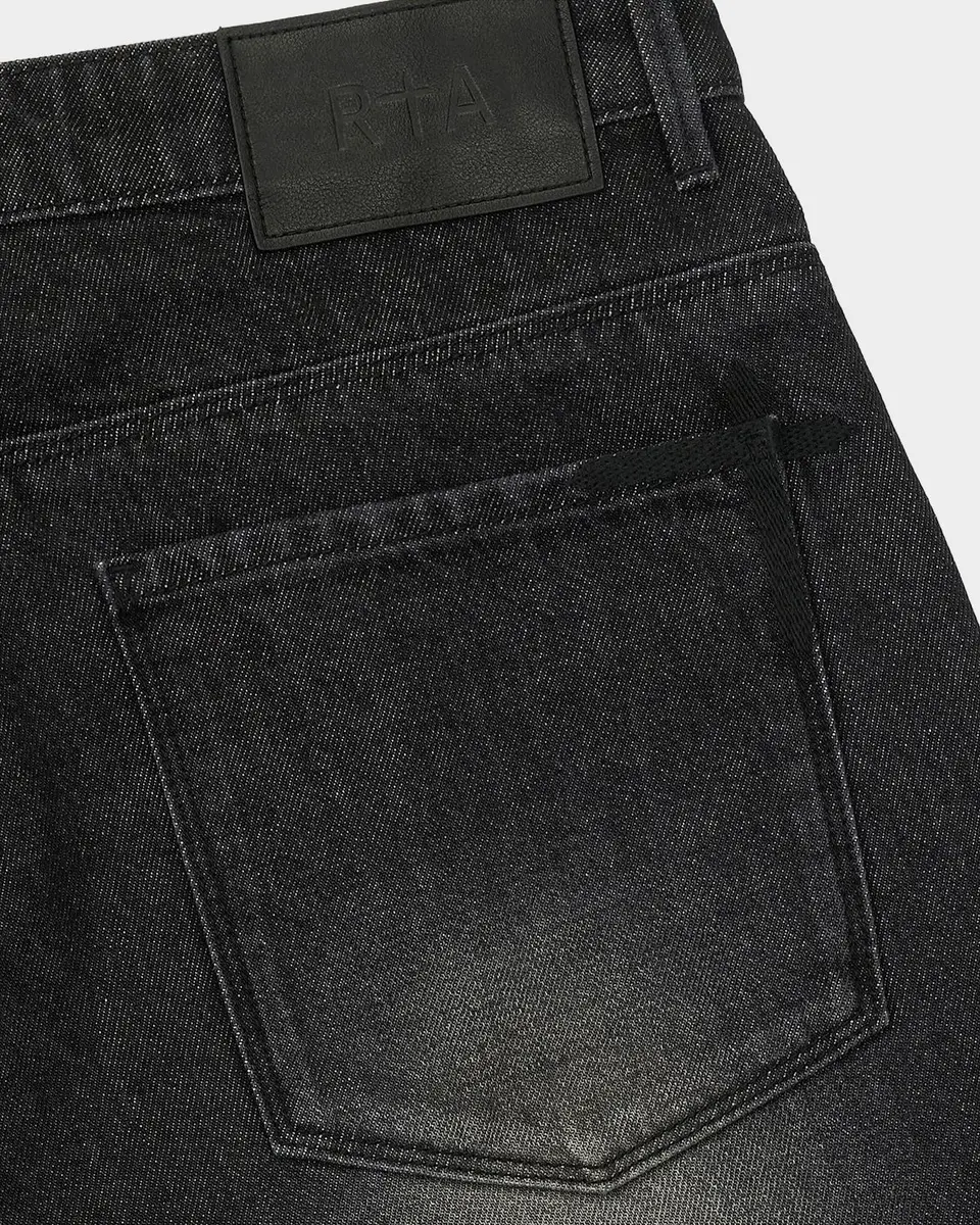 RTA Men's Chaparral Gustavo Oversized Denim Bermuda Shorts | Thumbnail 6