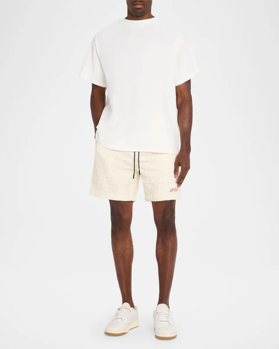 RTA Men's Chaparral Clyde Cotton Crochet Shorts | Thumbnail 2 RTA Men's Chaparral Clyde Cotton Crochet Shorts | Thumbnail 2