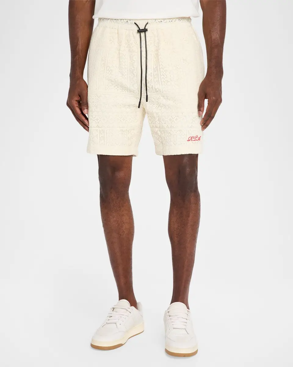 RTA Men's Chaparral Clyde Cotton Crochet Shorts | Thumbnail 4 RTA Men's Chaparral Clyde Cotton Crochet Shorts | Thumbnail 4