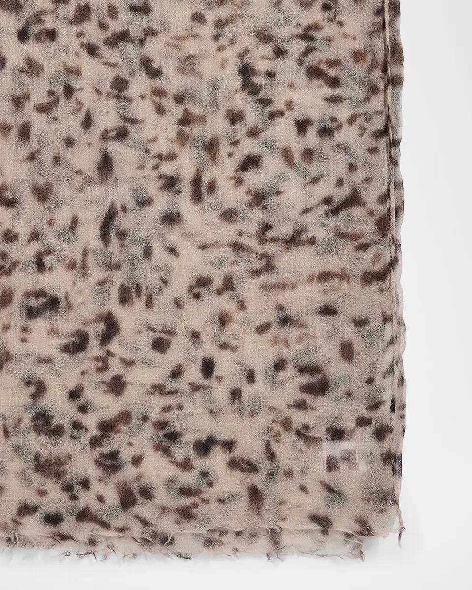 Brunello Cucinelli Printed Cashmere Scarf | Thumbnail 2