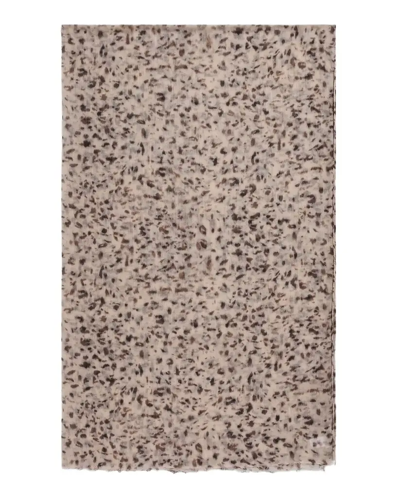Brunello Cucinelli Printed Cashmere Scarf | Image 1 Brunello Cucinelli Printed Cashmere Scarf | Image 1