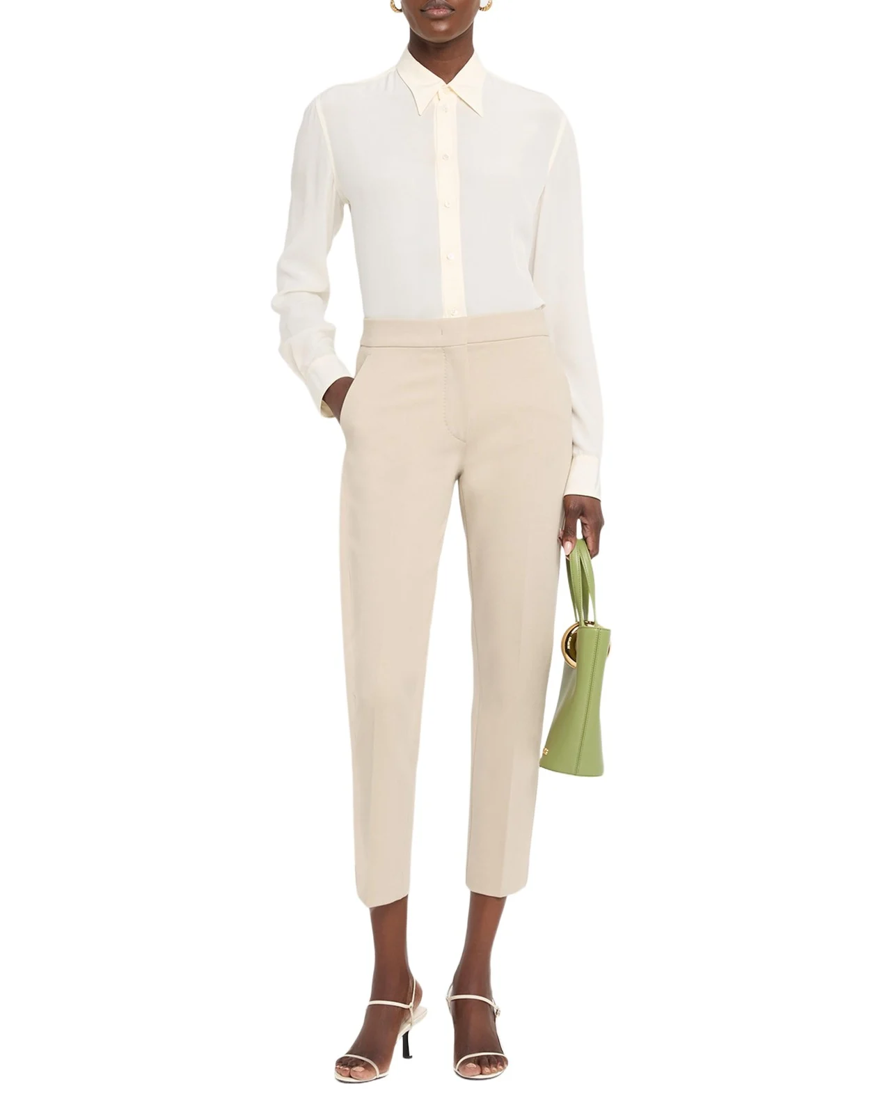 Max Mara Pegno Slim-Leg Ankle Pants