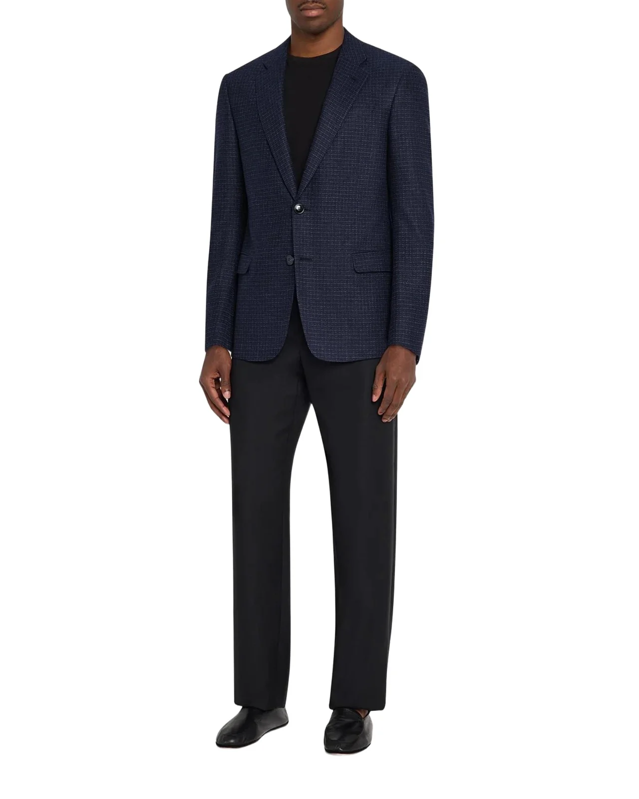 Men's Soft Line Check Single-Breasted Sport Coat Men's Soft Line Check Single-Breasted Sport Coat