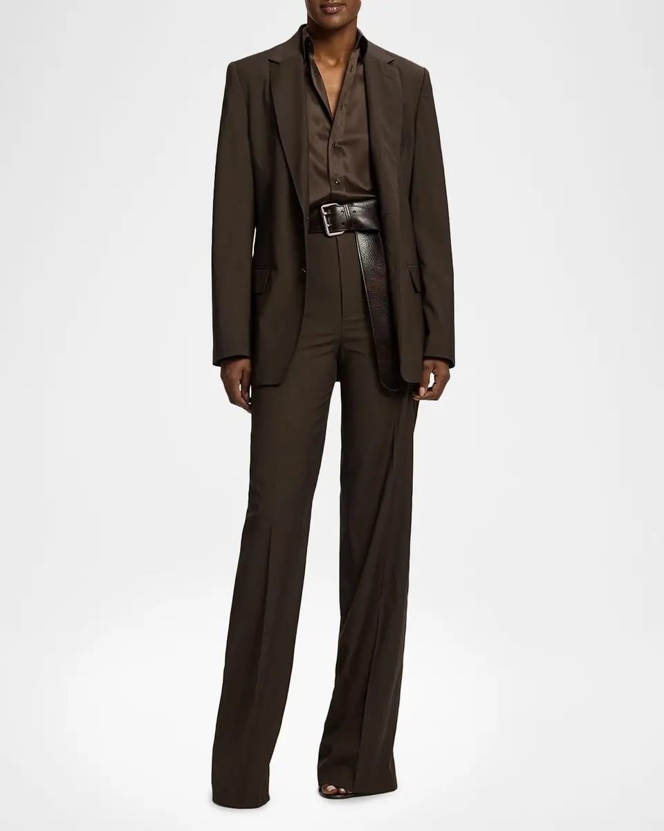Ralph Lauren Collection Cameron II Straight Fit Charmeuse Shirt | Thumbnail 2 Ralph Lauren Collection Cameron II Straight Fit Charmeuse Shirt | Thumbnail 2