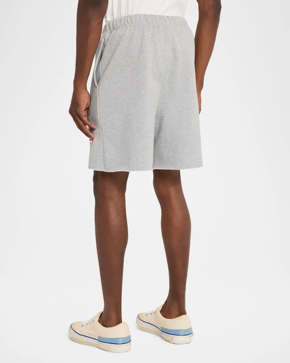 PURPLE Men's Turbo Type Logo Fleece Shorts | Thumbnail 3 PURPLE Men's Turbo Type Logo Fleece Shorts | Thumbnail 3