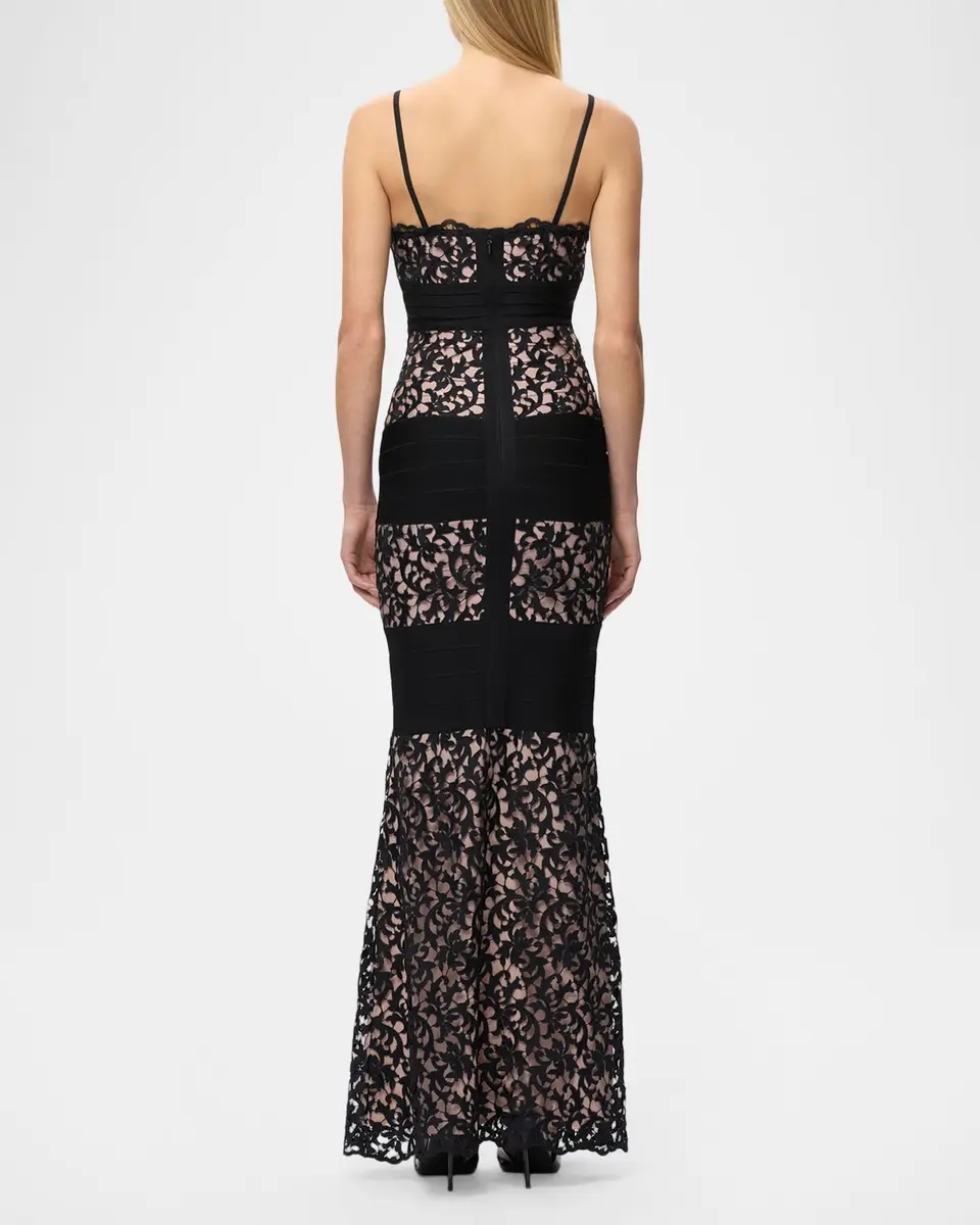 Hervé Léger The Marielle Lace Gown | Thumbnail 3 Hervé Léger The Marielle Lace Gown | Thumbnail 3