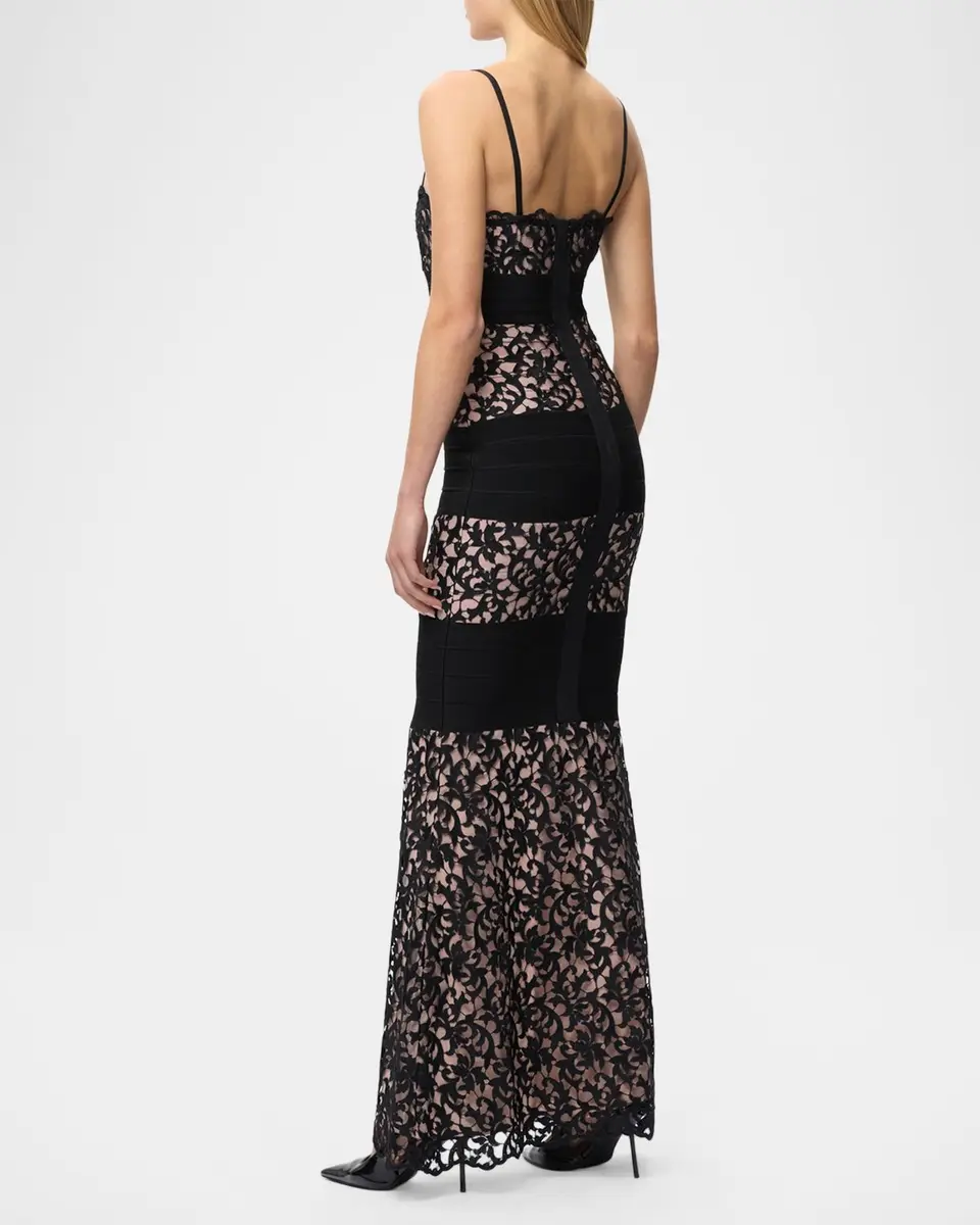 Hervé Léger The Marielle Lace Gown | Thumbnail 6 Hervé Léger The Marielle Lace Gown | Thumbnail 6