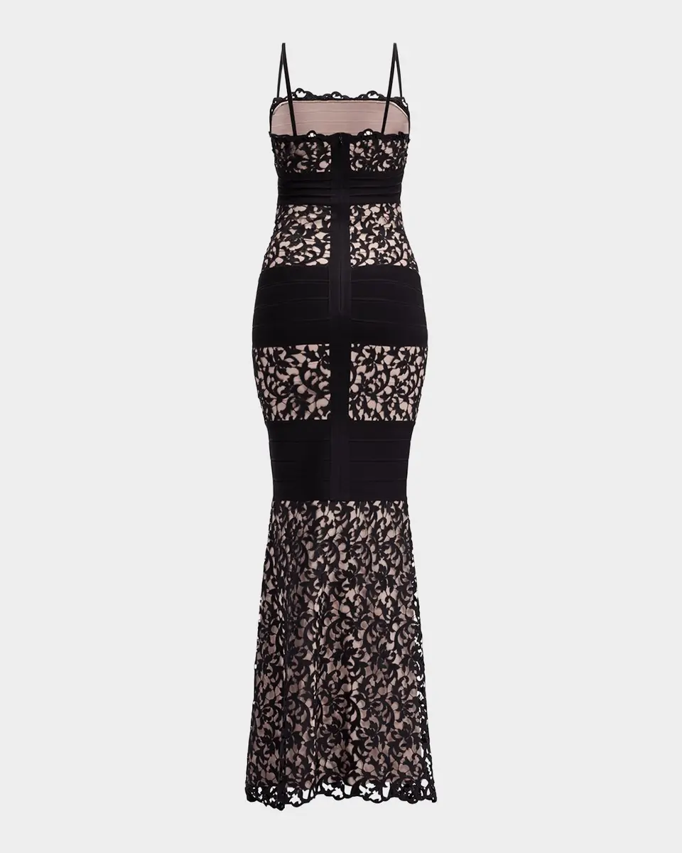 Hervé Léger The Marielle Lace Gown | Thumbnail 7 Hervé Léger The Marielle Lace Gown | Thumbnail 7