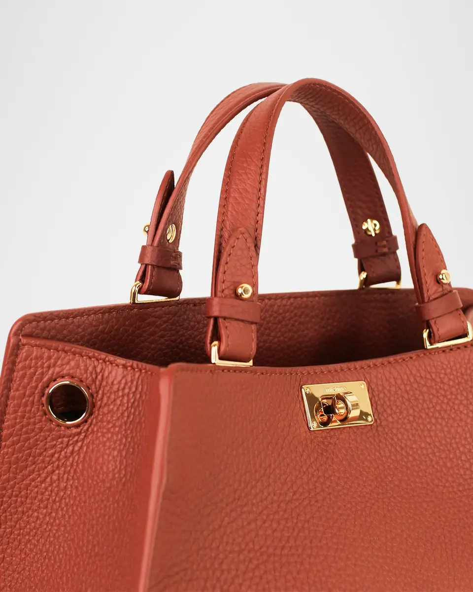 Michino Paris Trocadero Mini Leather Top-Handle Bag | Thumbnail 4 Michino Paris Trocadero Mini Leather Top-Handle Bag | Thumbnail 4