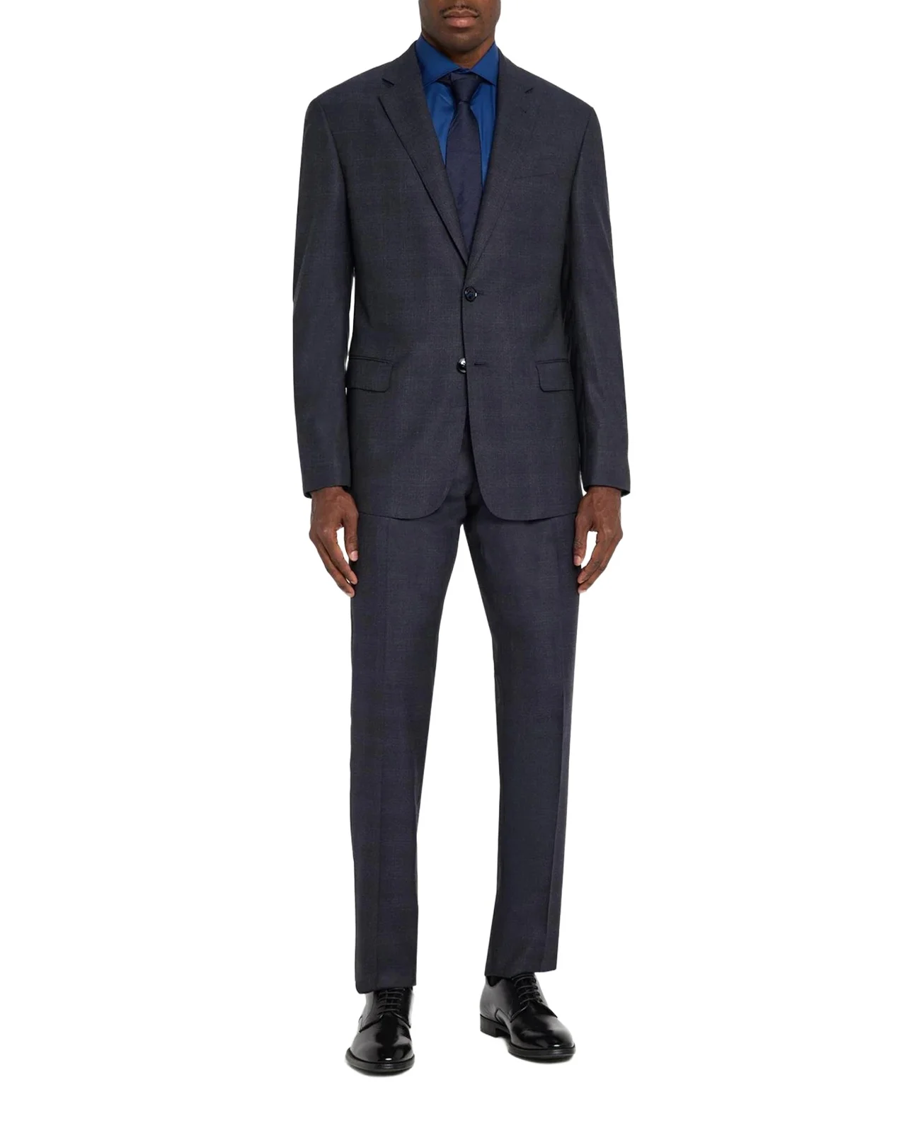 Men's Tonal Check Single-Breasted Suit Men's Tonal Check Single-Breasted Suit