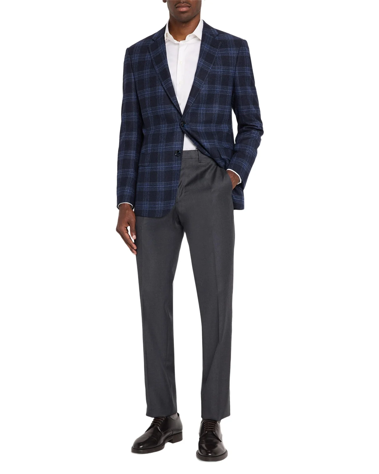 Giorgio Armani Men's Glen Plaid Single-Breasted Sport Coat