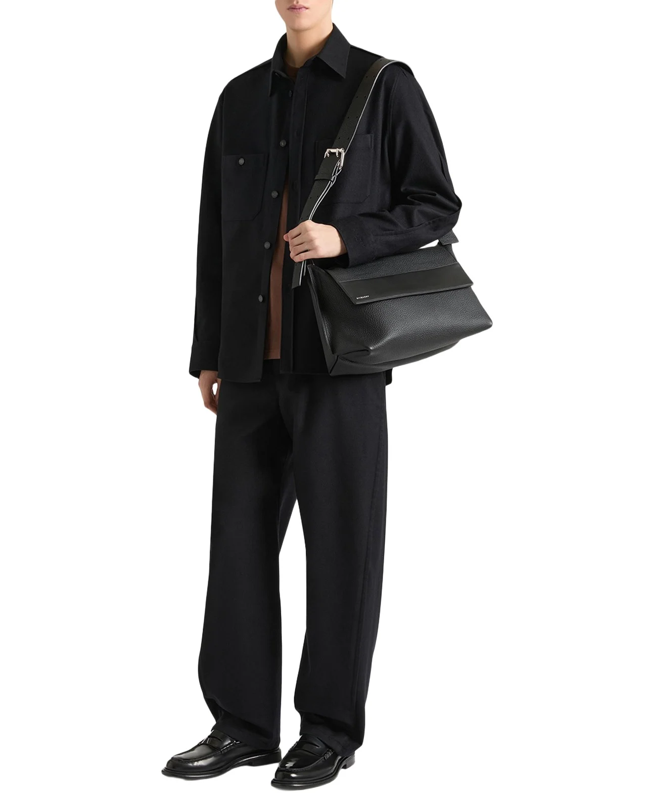 Men's Wool Flannel Straight-Leg Trousers Men's Wool Flannel Straight-Leg Trousers