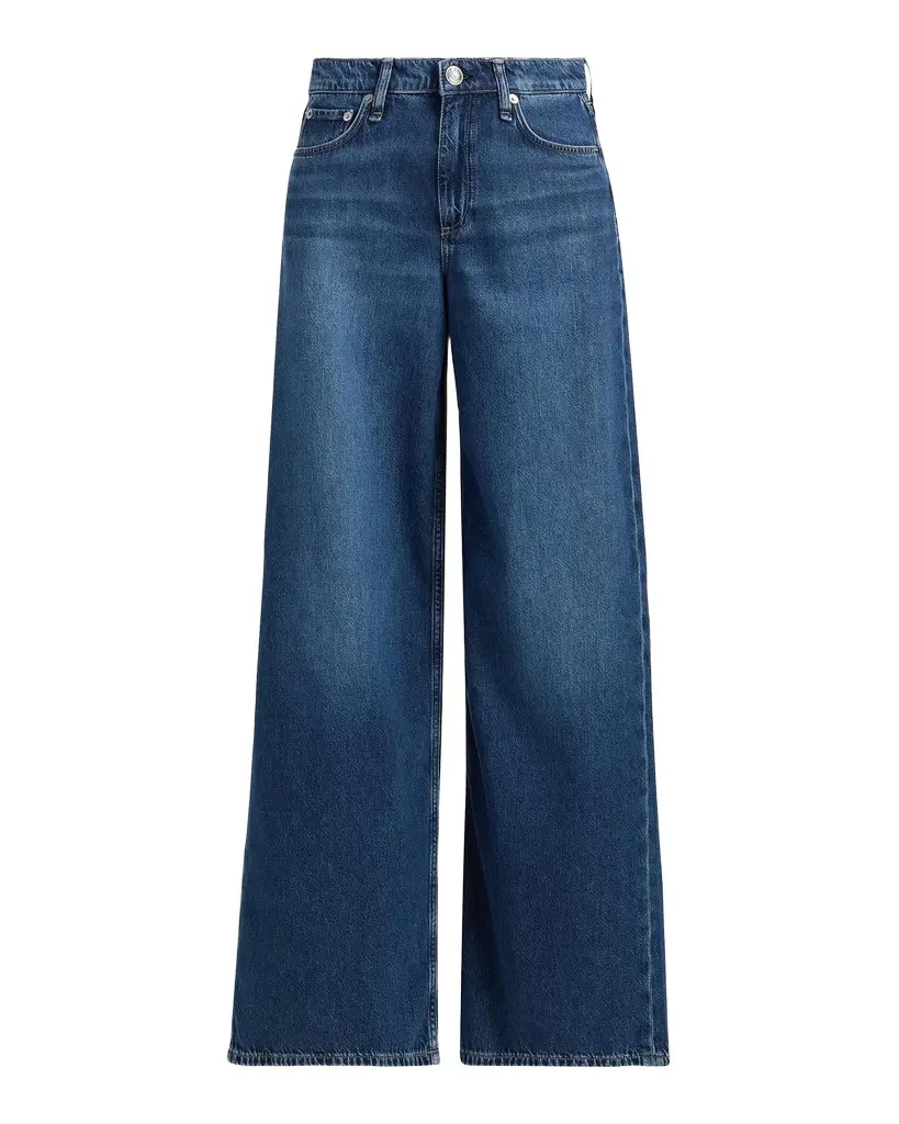 rag & bone Sofie Featherweight Denim Wide-Leg Jeans | Image 1 rag & bone Sofie Featherweight Denim Wide-Leg Jeans | Image 1