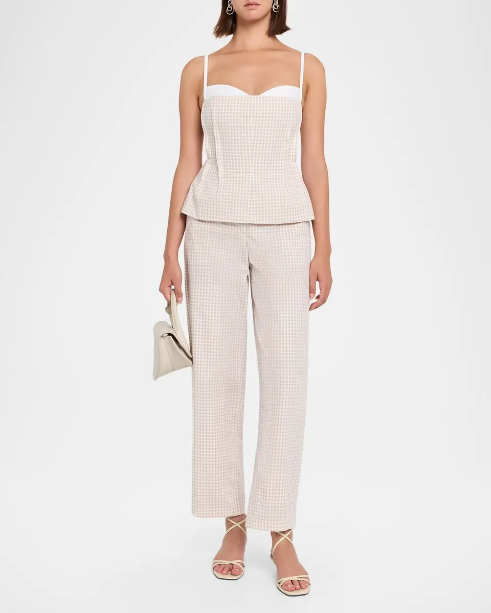 Simkhai Gingham Drawstring Pants | Thumbnail 2 Simkhai Gingham Drawstring Pants | Thumbnail 2