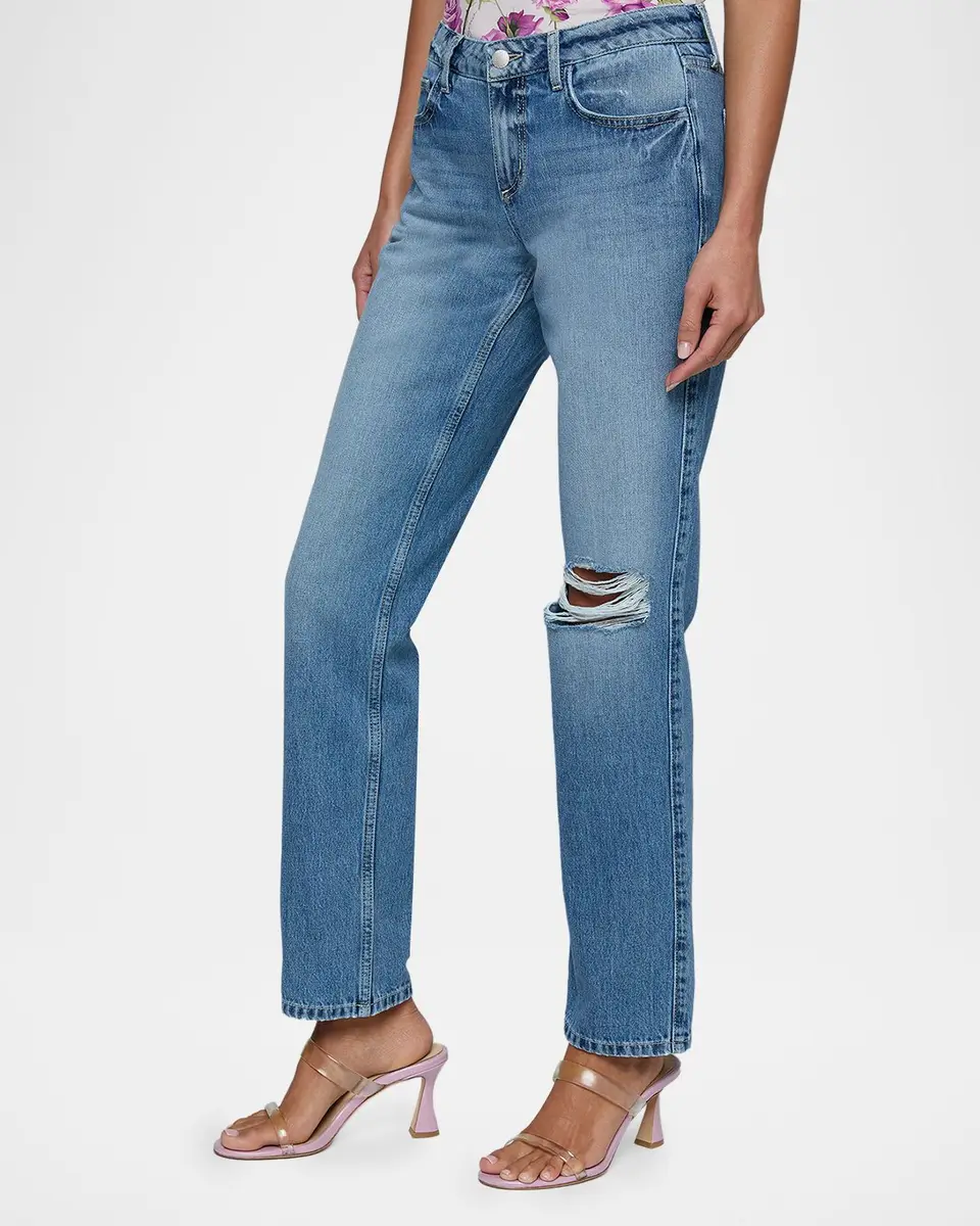 L'Agence Armida Low-Rise Slouchy-Straight Jeans | Thumbnail 5