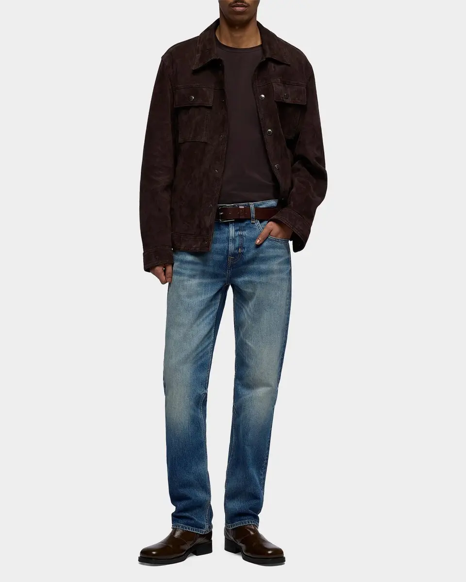7 For All Mankind Men's The Straight 5-Pocket Jeans | Thumbnail 2 7 For All Mankind Men's The Straight 5-Pocket Jeans | Thumbnail 2