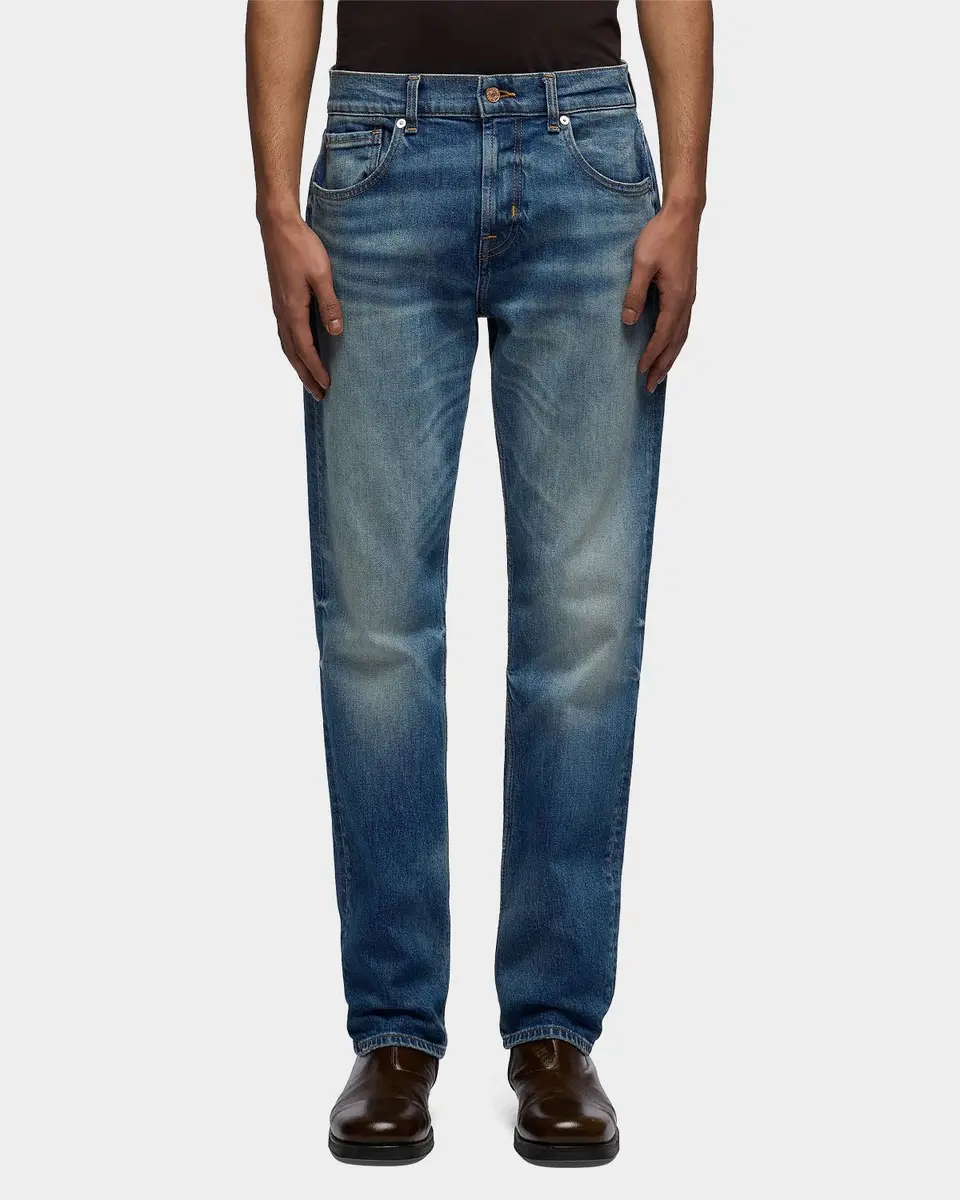7 For All Mankind Men's The Straight 5-Pocket Jeans | Thumbnail 4 7 For All Mankind Men's The Straight 5-Pocket Jeans | Thumbnail 4