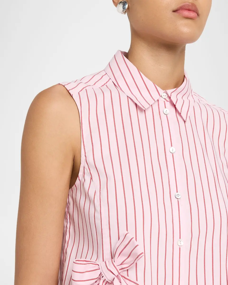 Cinq à Sept Jill Rose Stripe Top | Thumbnail 5 Cinq à Sept Jill Rose Stripe Top | Thumbnail 5