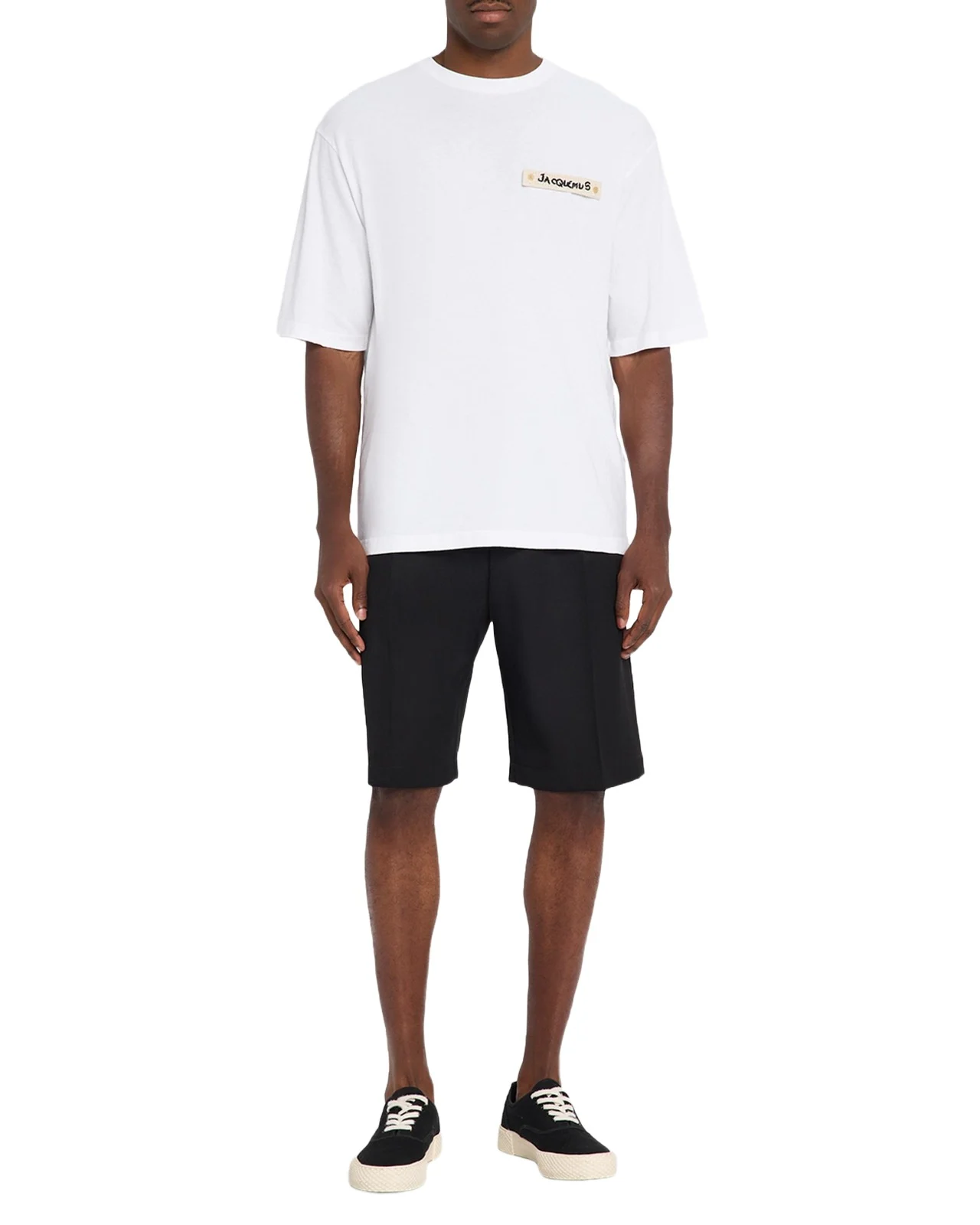 Men's Plage Logo Applique Crewneck T-Shirt Men's Plage Logo Applique Crewneck T-Shirt