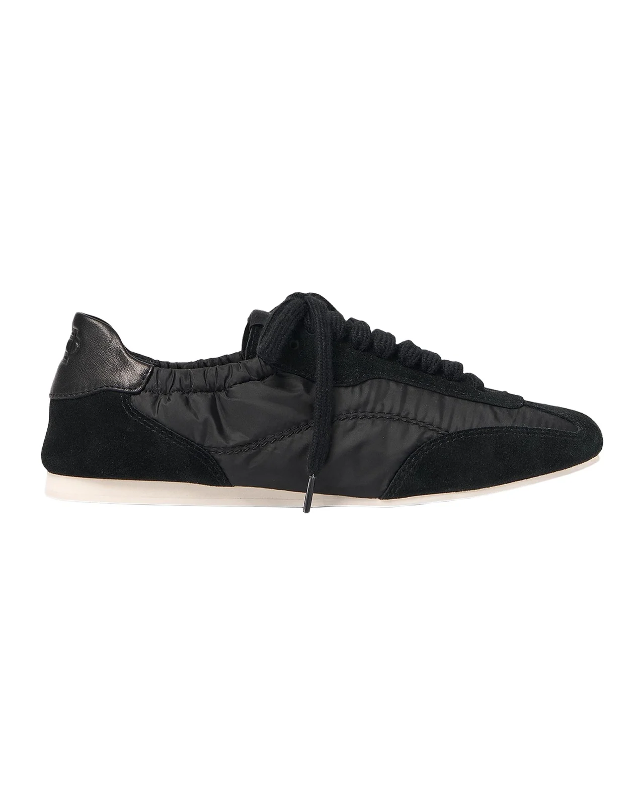 Georgie Nylon and Suede Low-Top Sneakers