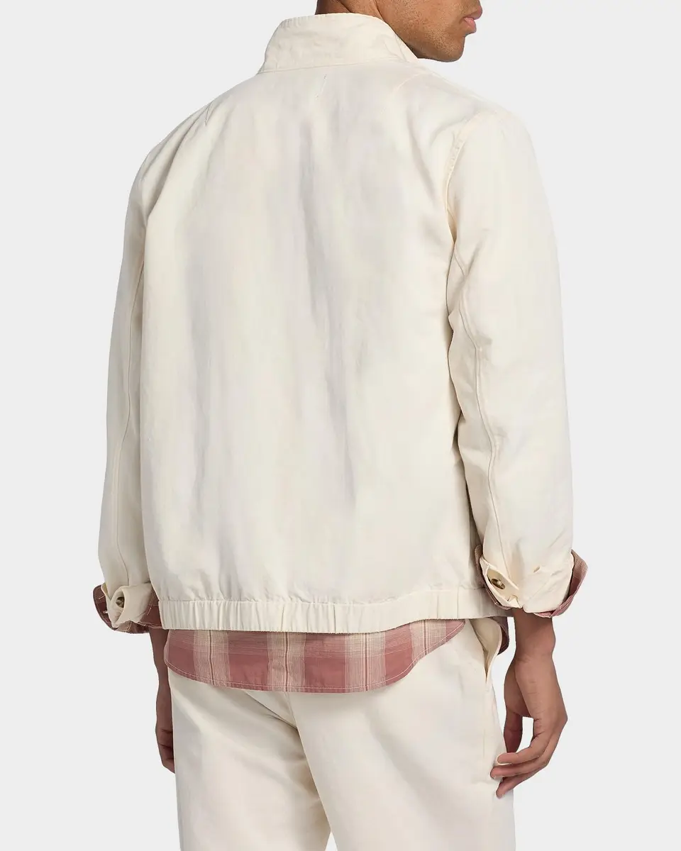 Vince Men's Cotton-Linen Bomber Jacket | Thumbnail 3 Vince Men's Cotton-Linen Bomber Jacket | Thumbnail 3