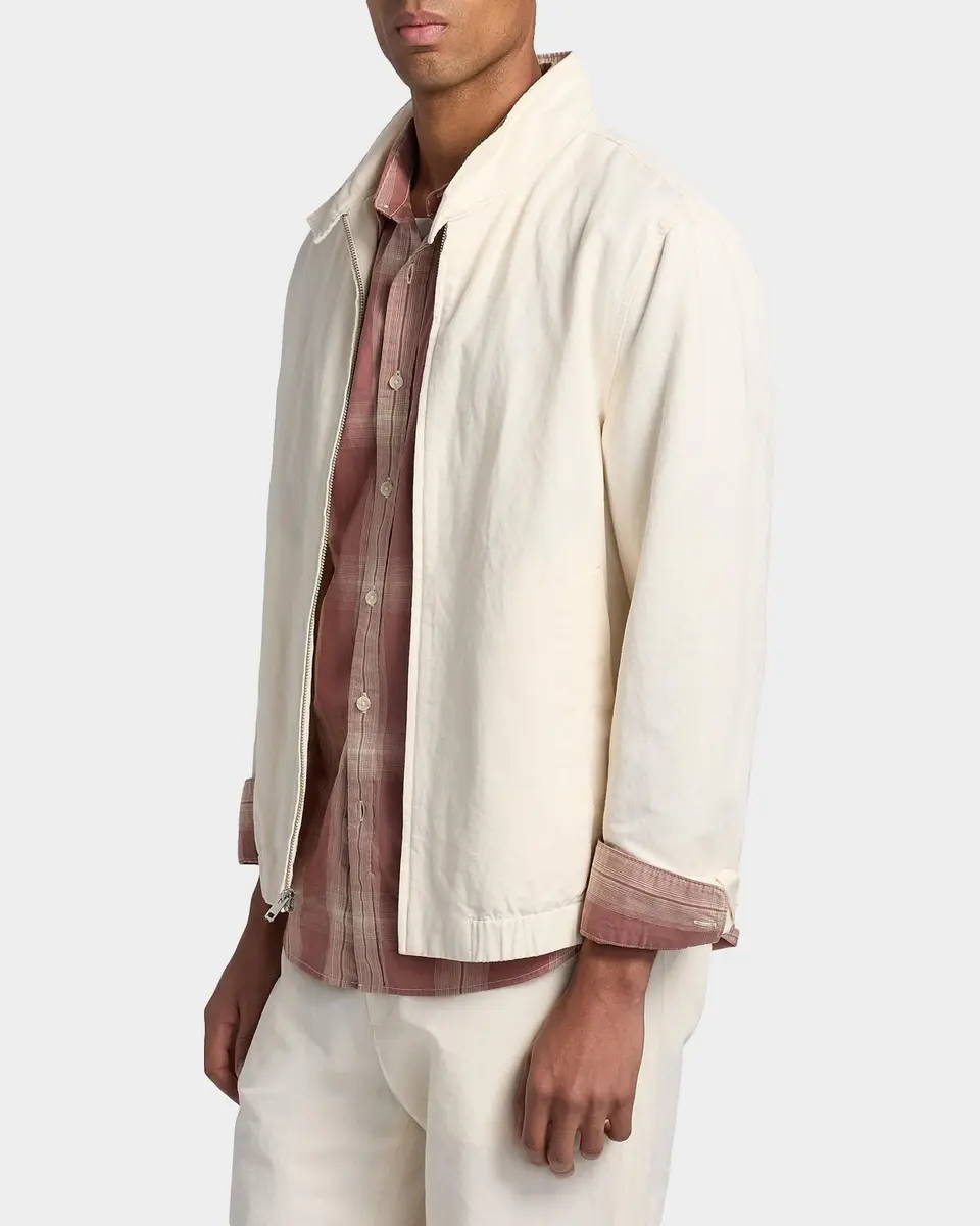 Vince Men's Cotton-Linen Bomber Jacket | Thumbnail 6 Vince Men's Cotton-Linen Bomber Jacket | Thumbnail 6