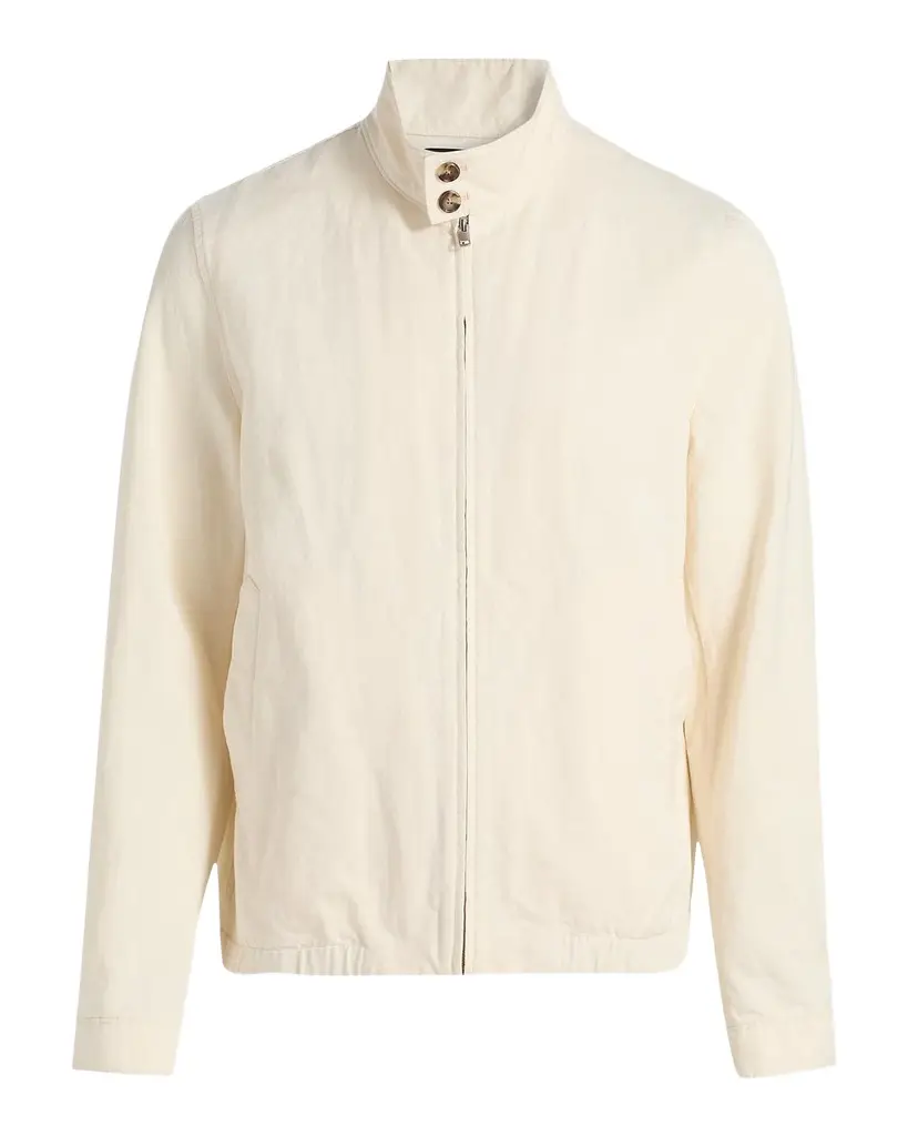 Men's Cotton-Linen Bomber Jacket Men's Cotton-Linen Bomber Jacket