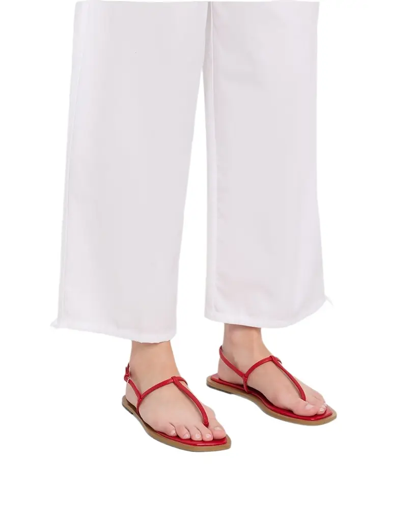 TOTEME Purist T-Strap Nappa Leather Sandals | Image 1 TOTEME Purist T-Strap Nappa Leather Sandals | Image 1