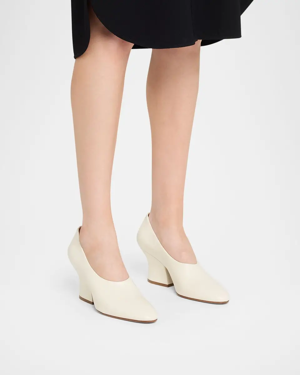Jil Sander 75mm Lune Leather Pumps | Thumbnail 2 Jil Sander 75mm Lune Leather Pumps | Thumbnail 2