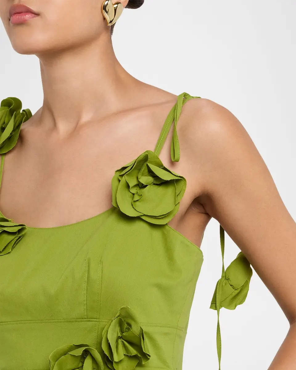 Cinq à Sept Kael 3D Rosette Midi Dress | Thumbnail 5