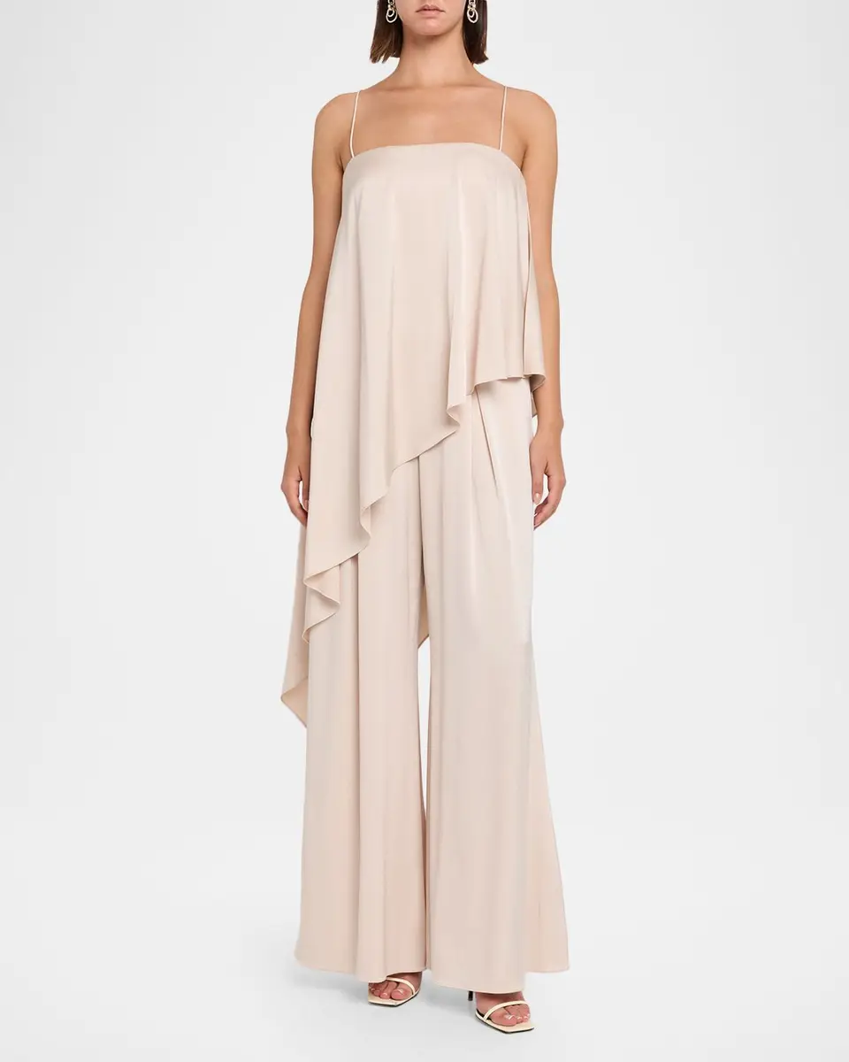 Ungaro Jade Draped Wide-Leg Jumpsuit | Thumbnail 2