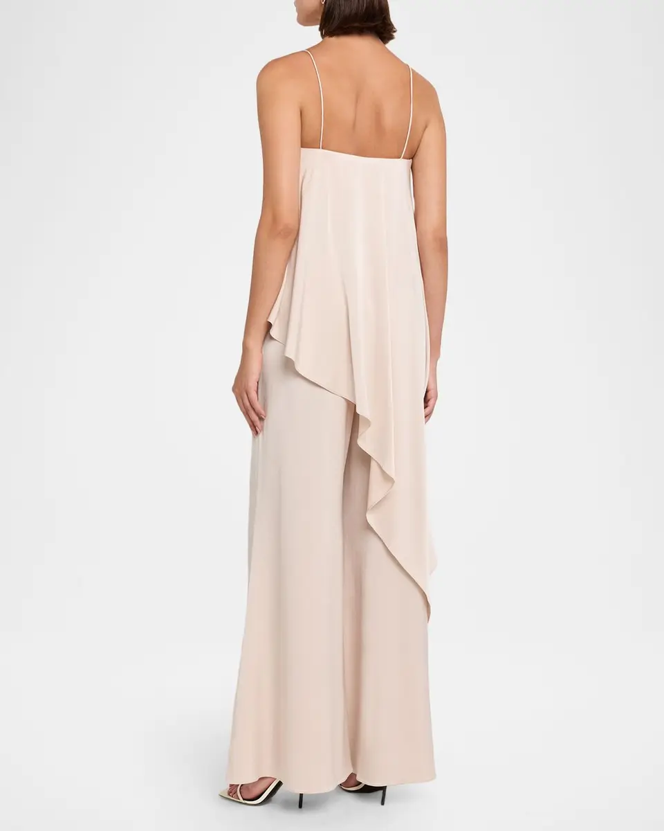 Ungaro Jade Draped Wide-Leg Jumpsuit | Thumbnail 3