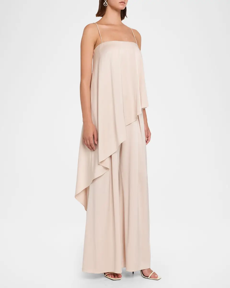 Ungaro Jade Draped Wide-Leg Jumpsuit | Thumbnail 4
