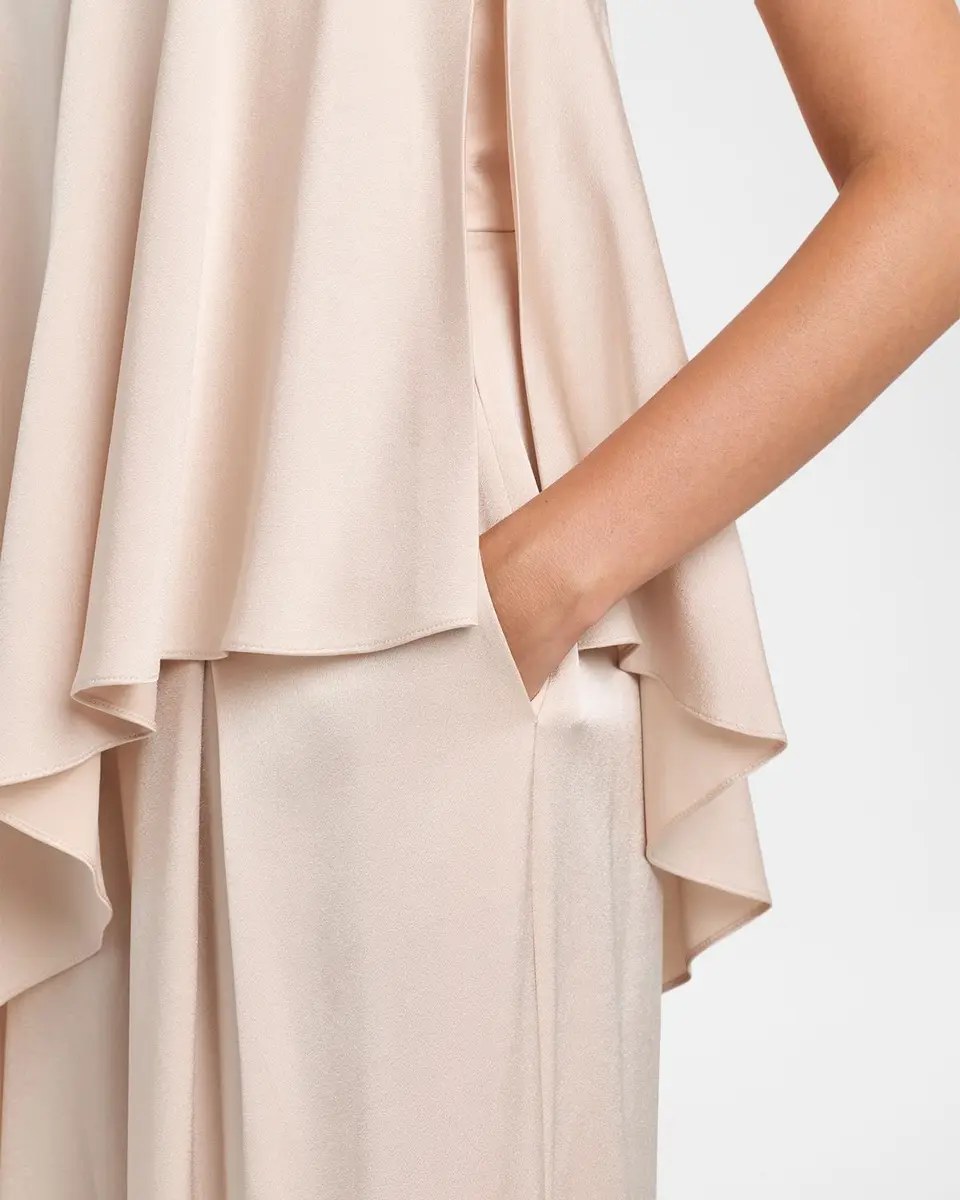 Ungaro Jade Draped Wide-Leg Jumpsuit | Thumbnail 5