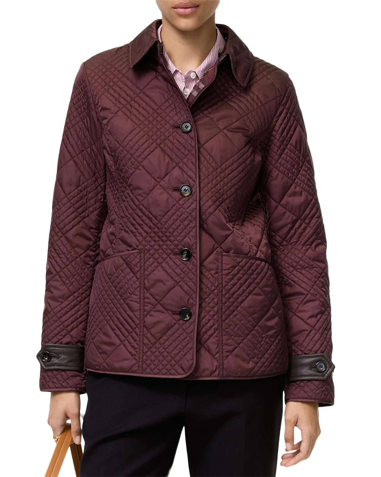 Fernleigh Check Quilted Slim Jacket Fernleigh Check Quilted Slim Jacket