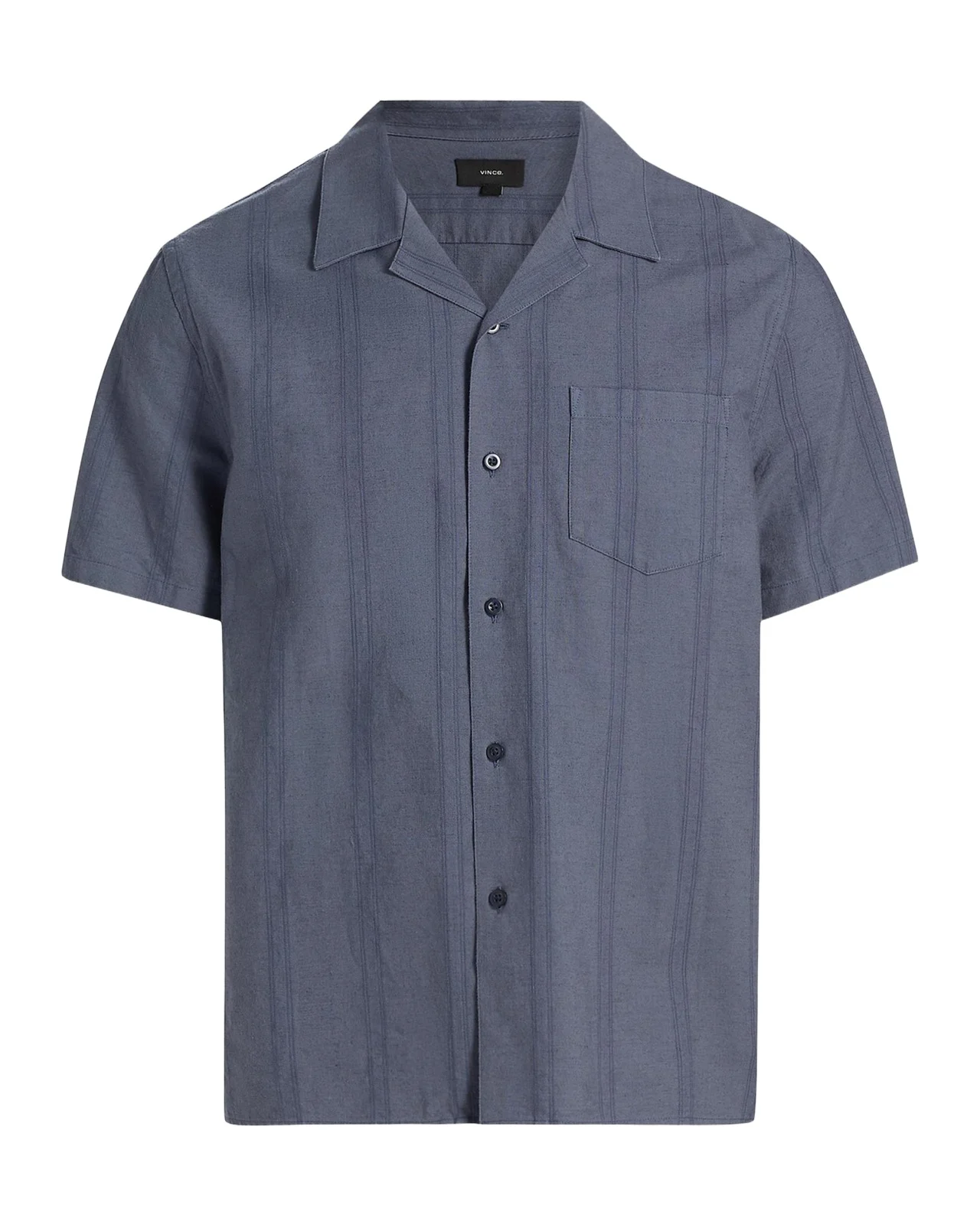 Men's Cove Cotton and Hemp Stripe Short-Sleeve Shirt Men's Cove Cotton and Hemp Stripe Short-Sleeve Shirt