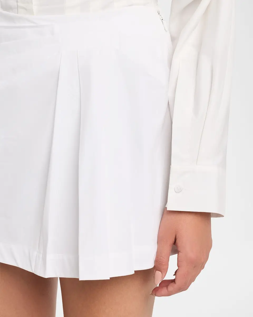 Simkhai Devlin Poplin Mini Skirt | Thumbnail 5 Simkhai Devlin Poplin Mini Skirt | Thumbnail 5