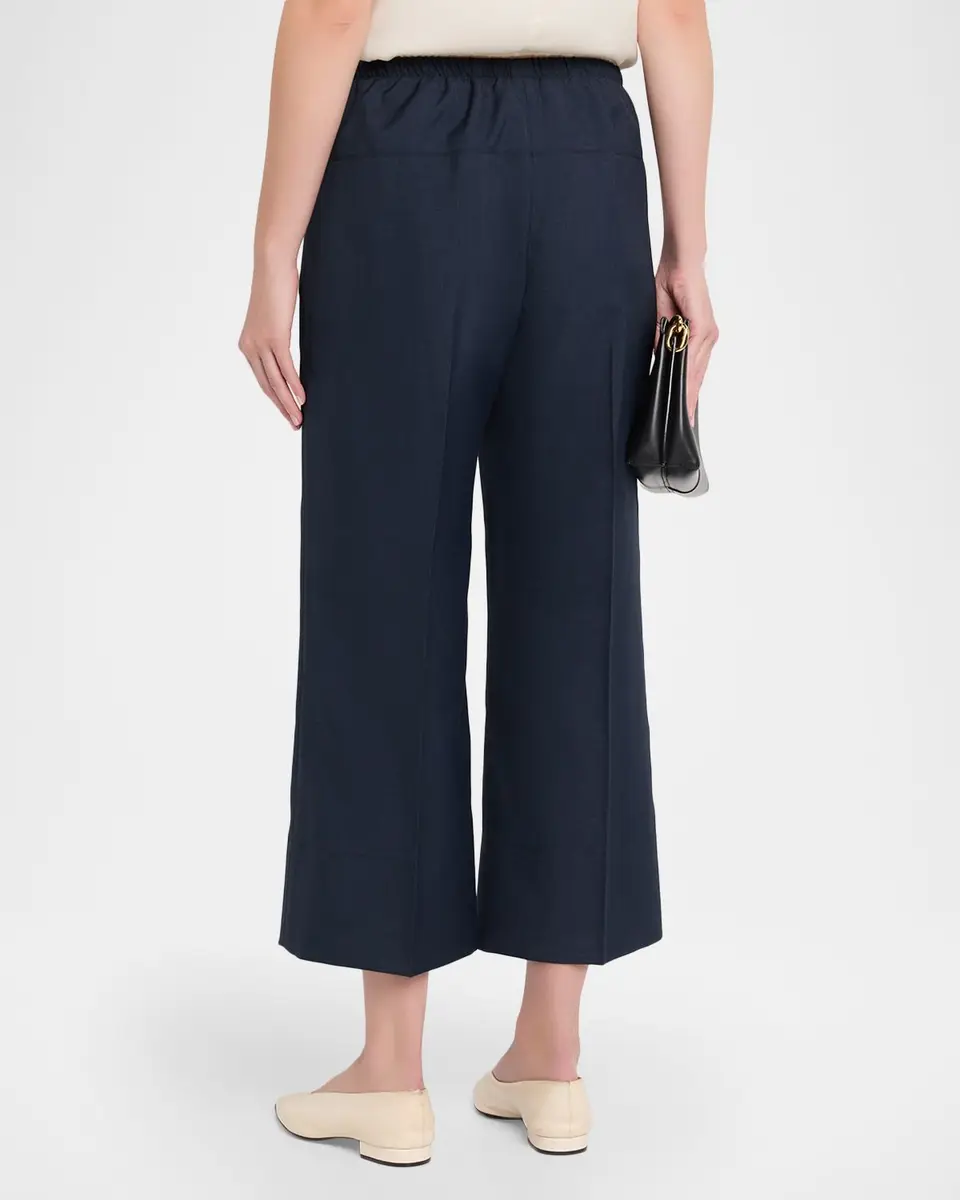 Theory Cropped Wide-Leg Pants | Thumbnail 3 Theory Cropped Wide-Leg Pants | Thumbnail 3