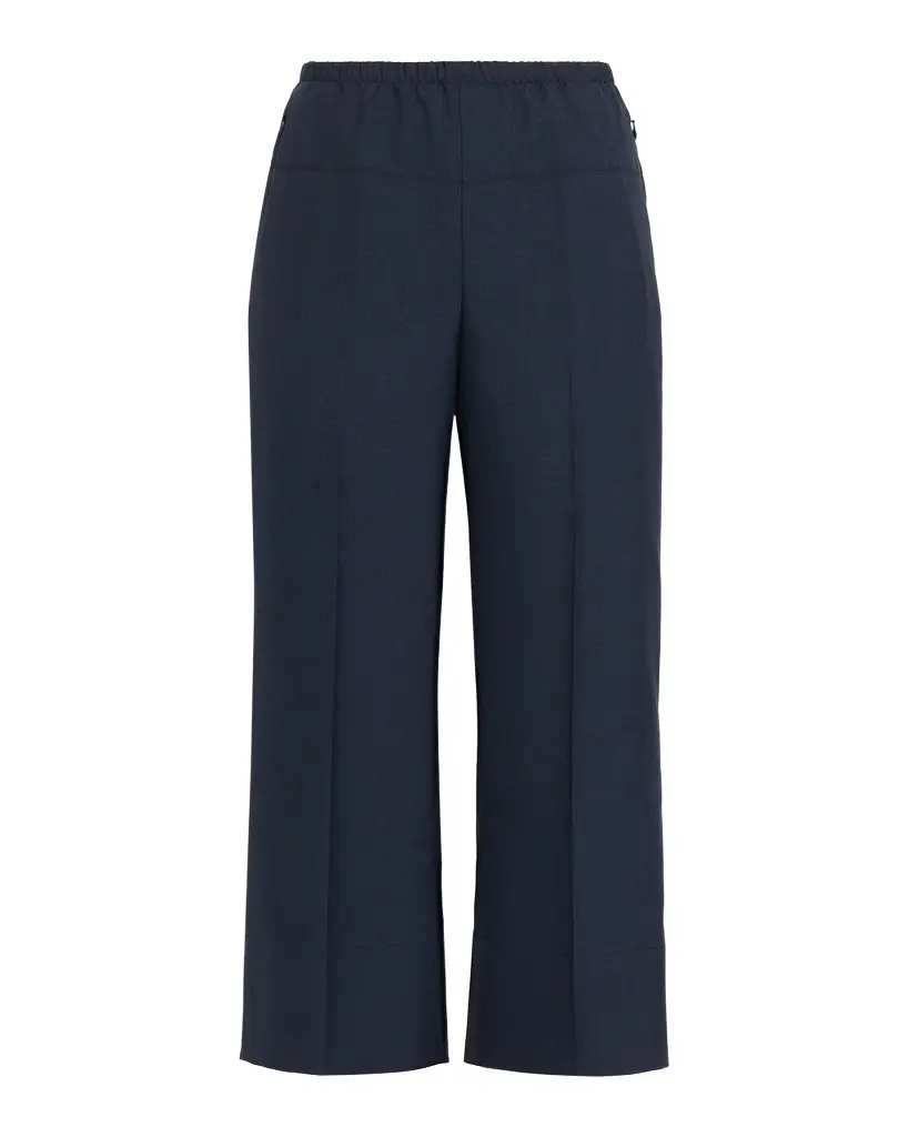 Theory Cropped Wide-Leg Pants | Image 1 Theory Cropped Wide-Leg Pants | Image 1