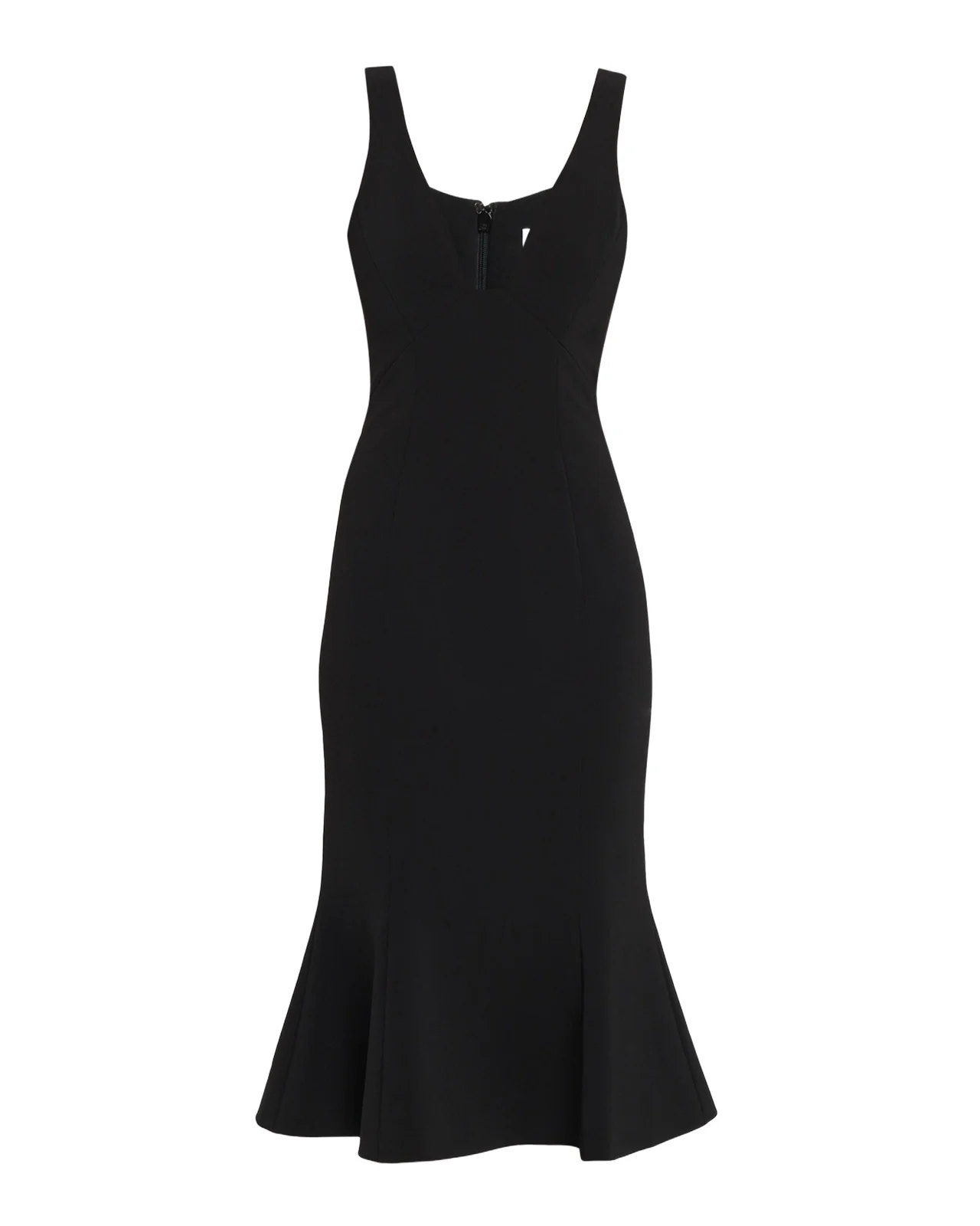 V-Neck Sleeveless Flounce Hem Dress V-Neck Sleeveless Flounce Hem Dress