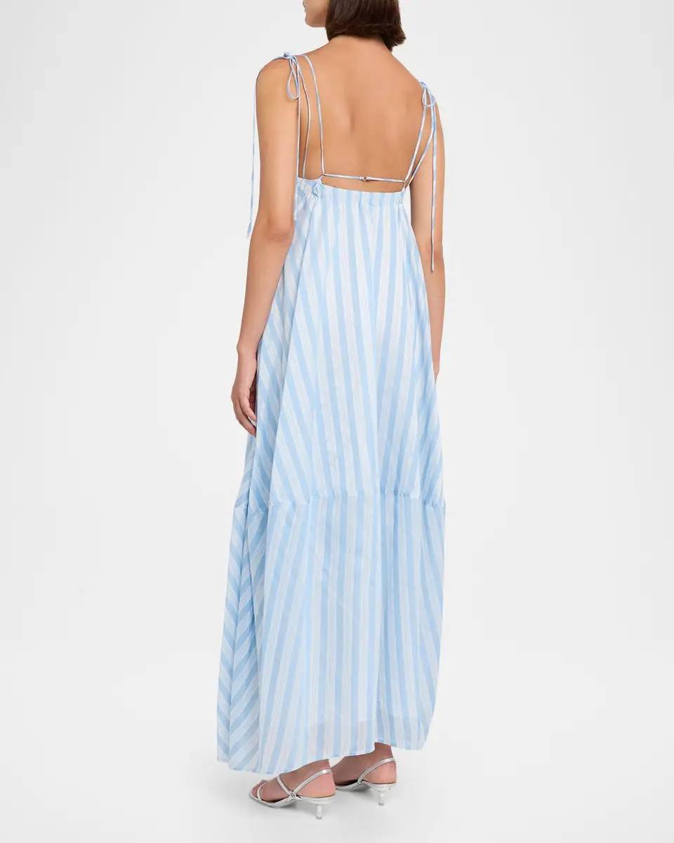 Simkhai Melly Striped Yarn-Dye Maxi Dress | Thumbnail 3 Simkhai Melly Striped Yarn-Dye Maxi Dress | Thumbnail 3