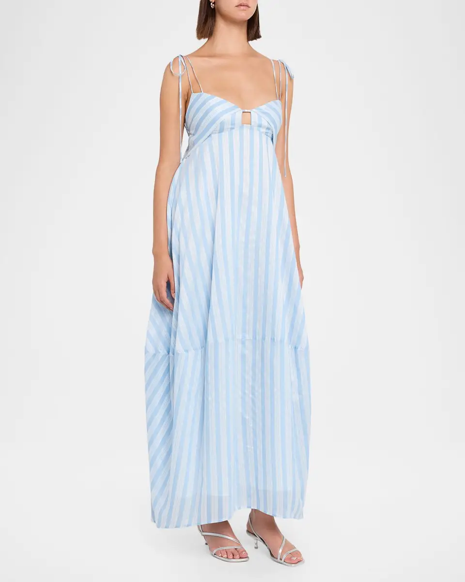 Simkhai Melly Striped Yarn-Dye Maxi Dress | Thumbnail 4 Simkhai Melly Striped Yarn-Dye Maxi Dress | Thumbnail 4
