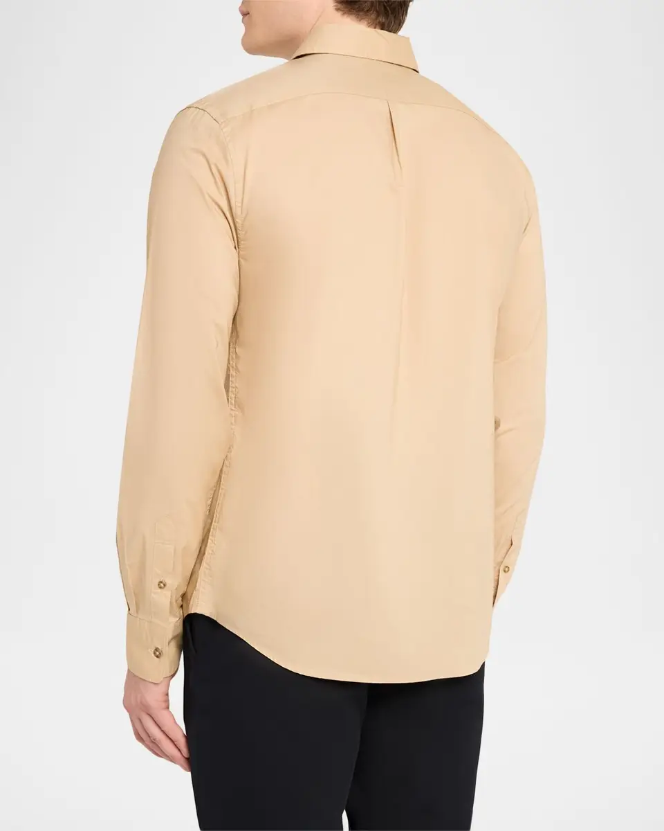 Vince Men's Poplin Separate Button-Placket Shirt | Thumbnail 3 Vince Men's Poplin Separate Button-Placket Shirt | Thumbnail 3
