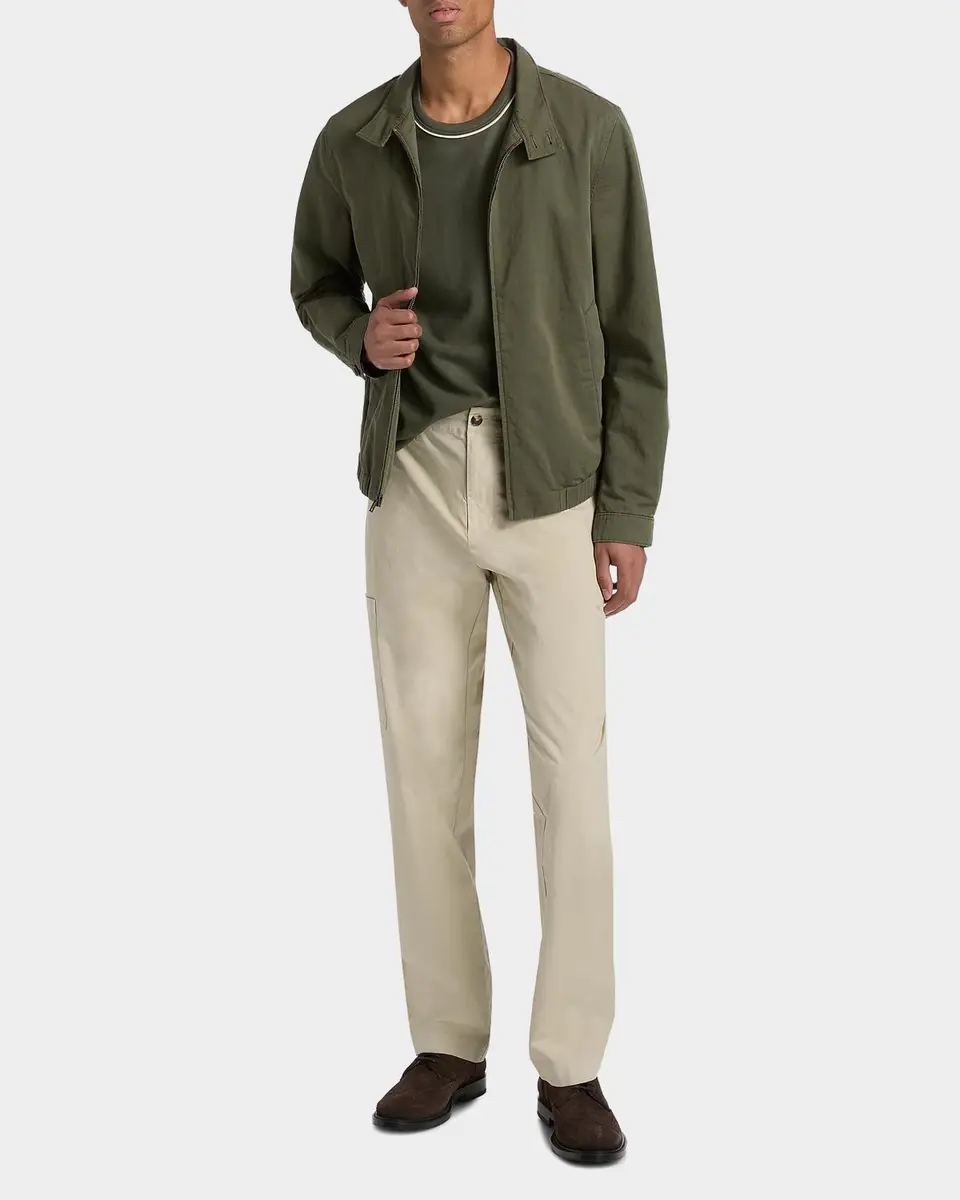 Vince Men's Cotton-Linen Bomber Jacket | Thumbnail 2