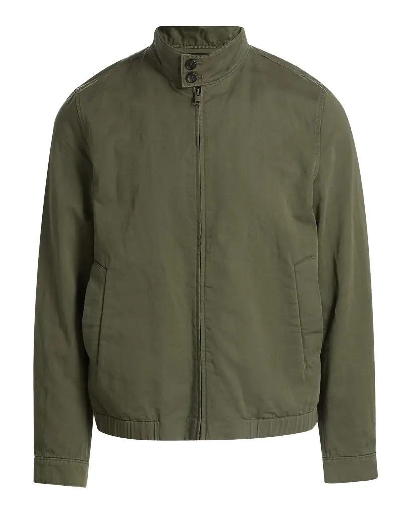 Vince Men's Cotton-Linen Bomber Jacket | Image 1 Vince Men's Cotton-Linen Bomber Jacket | Image 1